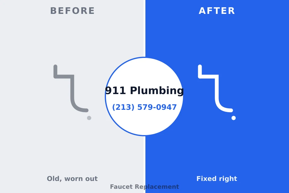 Before and after: plumbing company Lopezville, TX